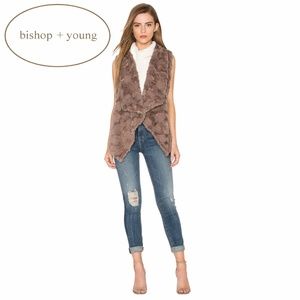 Bishop + Young Repeat Faux Fur Vest